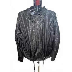 Zyia Active Women's Black Lightweight Hooded Jacket XXL. Great condition.
